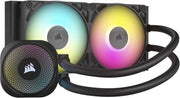 iCUE LINK TITAN 240 RX RGB Raffreddatore CPU a Liquido – 240mm AIO – 2x RX120 Ventole RGB Incluse – Adatto a Intel LGA 1851/1700, AMD AM5/AM4 – Hub di Sistema iCUE LINK Incluso – Nero