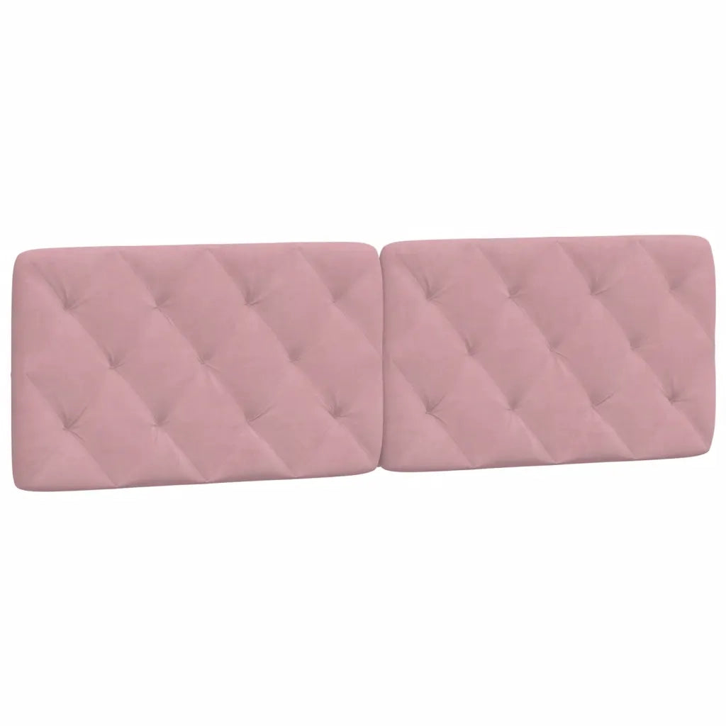 Giroletto con LED senza Materasso Rosa 160x200 cm in Velluto 3213866