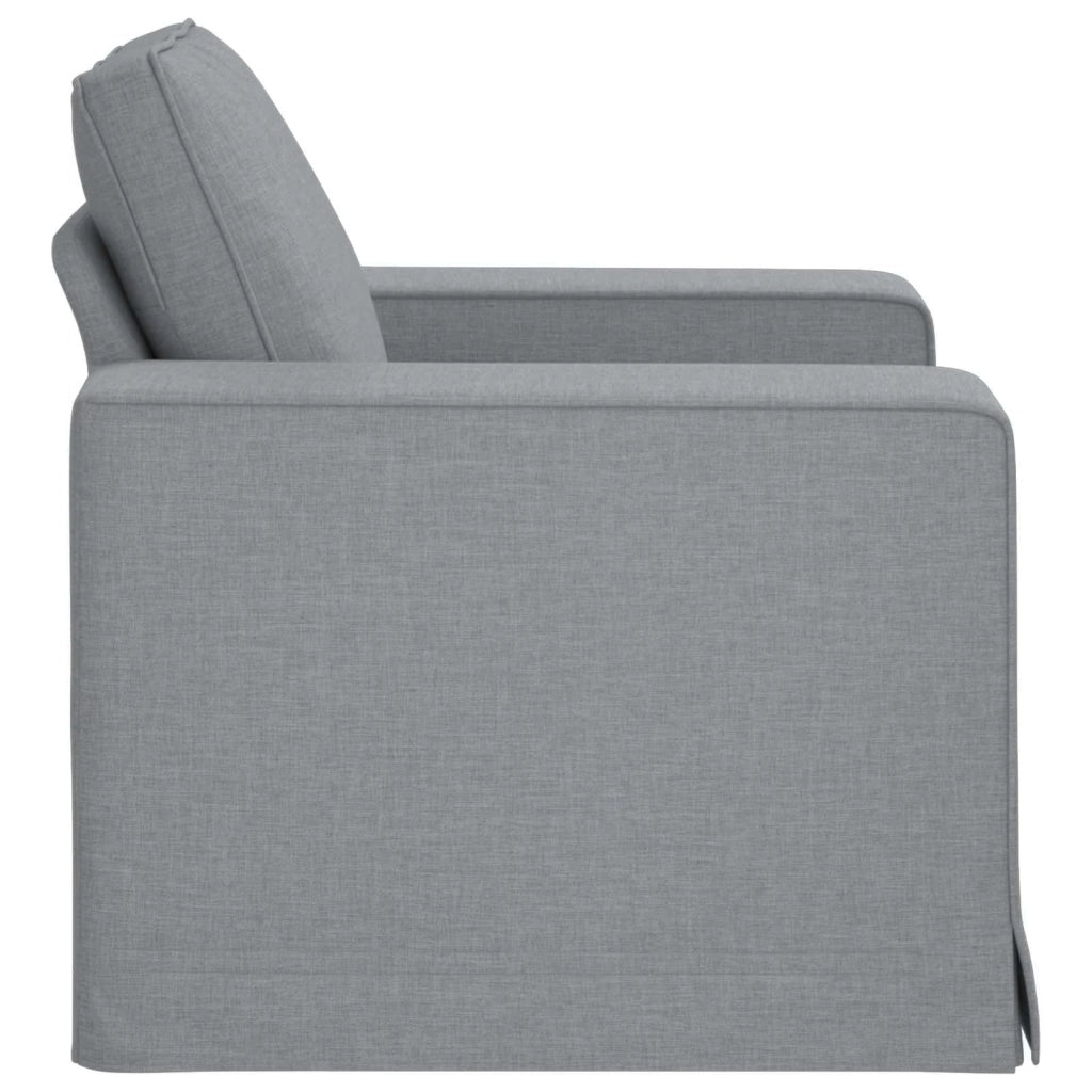 Divano Grigio chiaro 103 x 80 x 82 cm Tessuto