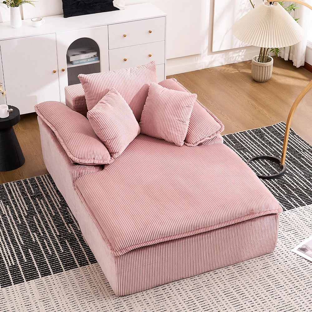 Divano inclinabile senza telaio - Xylo - 46 cm di altezza, design interno, comodo per la lettura, braccioli larghi
