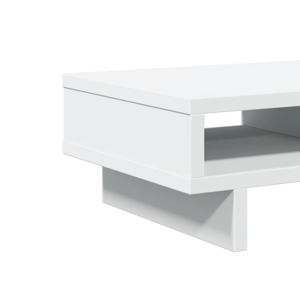 Supporto per monitor mobile da scrivania 50 x 27 x 15 cm legno ingegnerizzato bianco 02_0044873
