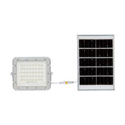 Faro solare LED V-TAC 10W 6400K 800lm telecomando IP65 bianco