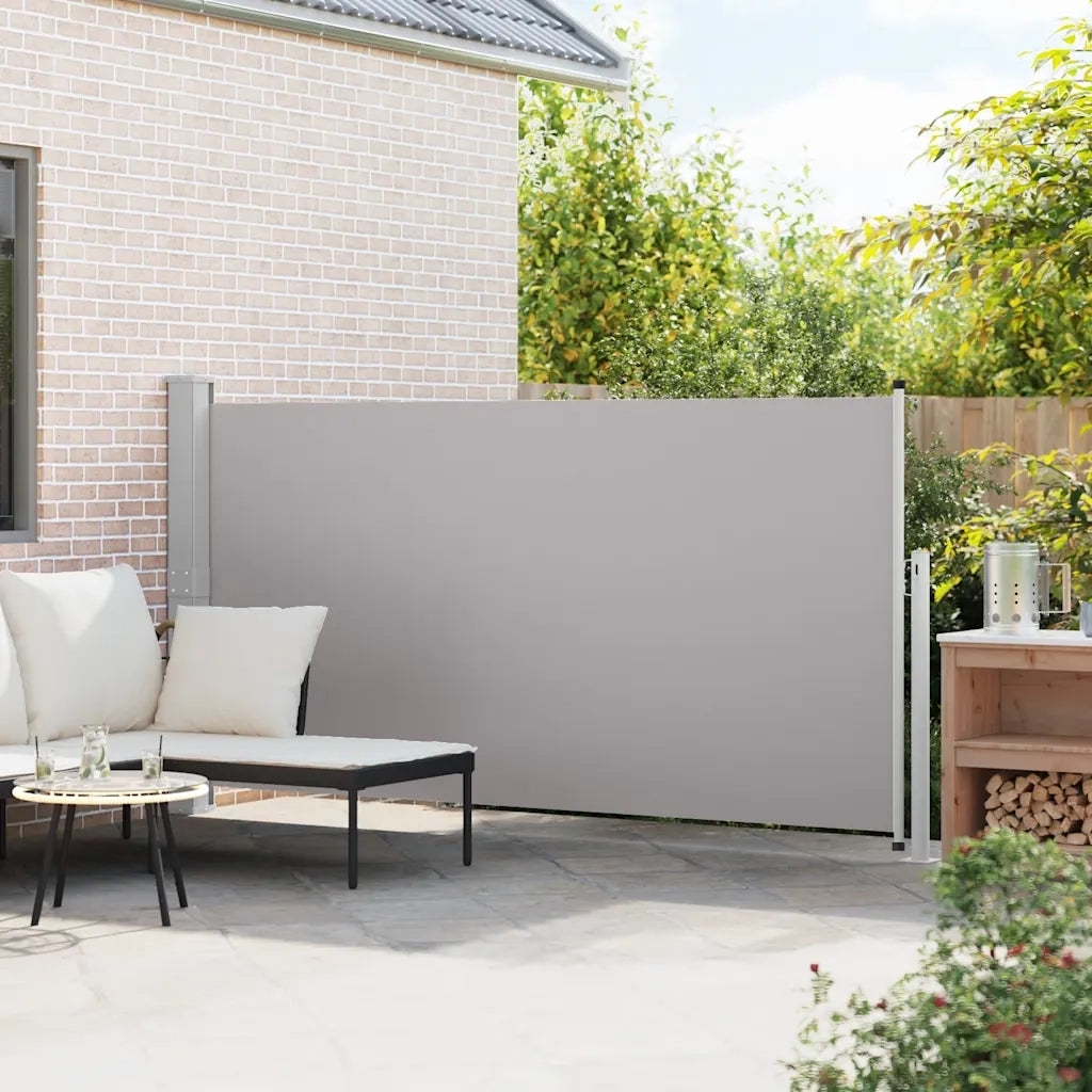 Tenda da Sole | Tenda parasole Laterale Retrattile 160 x 300 cm Grigio