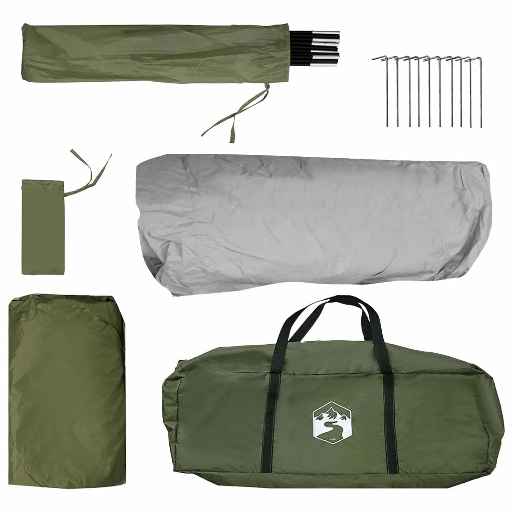 Tenda Istantanea con tetto Verde Oliva 305 x 275 x 190 cm 42029019