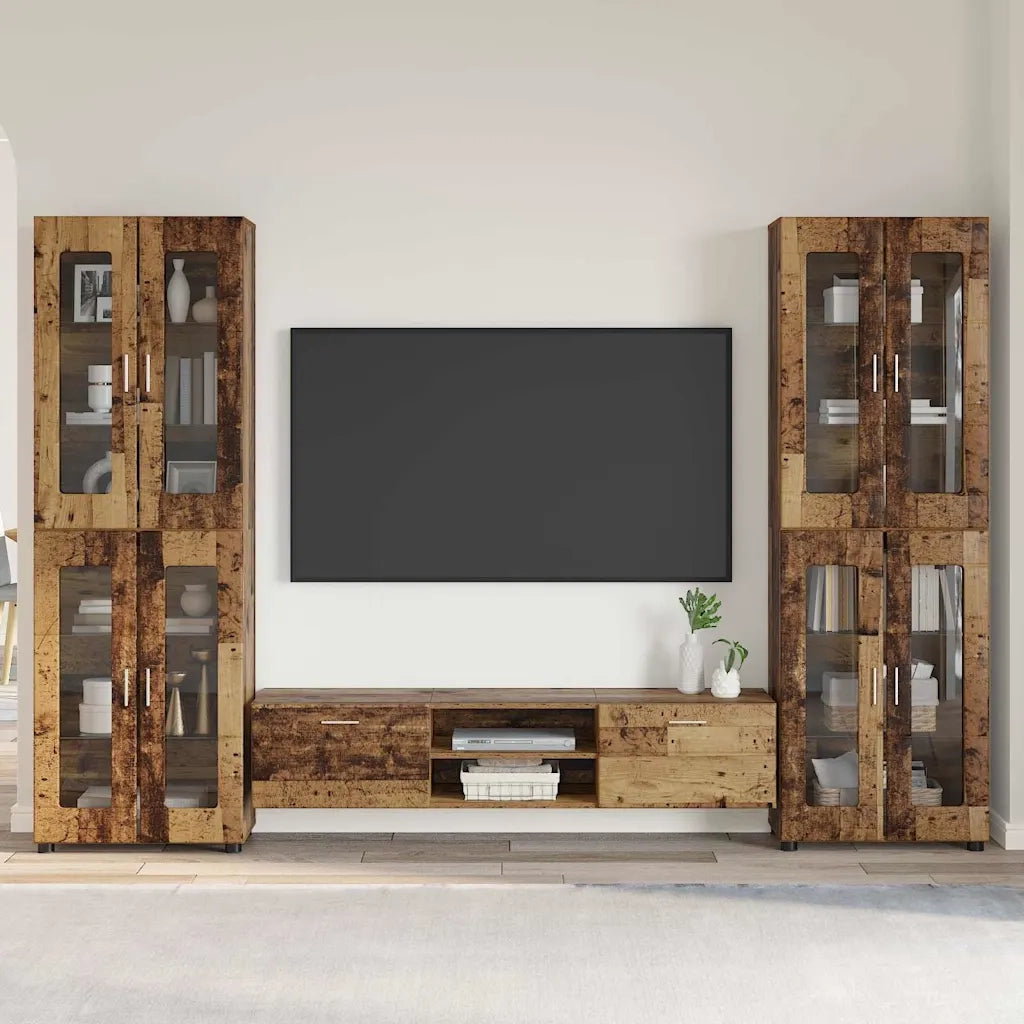 Set mobile TV FLORIN 3 pcs Legno vecchio Legno multistrato