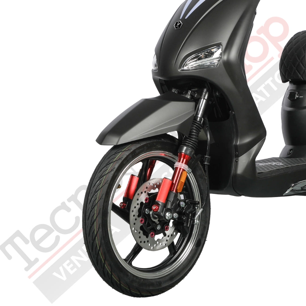 Bici Elettrica Scooter Velocipede Vitale Sport 800W 35Ah 48V Batteria a Litio-Nero