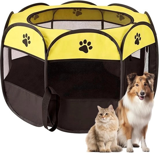 Casa per Animali Portatile - Scatola per Cani e Gatti Opaca 74 x 74 x 43 cm