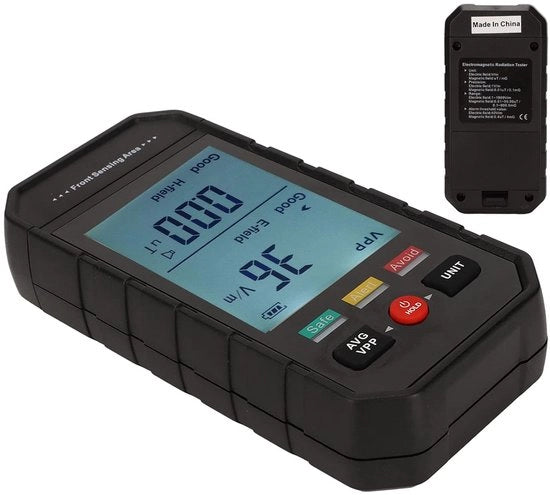 Metro LCD digitale EMF per la misurazione della radiazione elettromagnetica portatile - misurazione precisa per la caccia ai fantasmi e l'ambiente domestico.