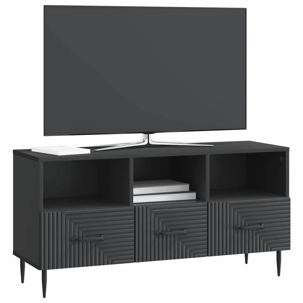 Mobile TV Nero 102 x 34,5 x 50 cm Legno ingegnerizzato 894906