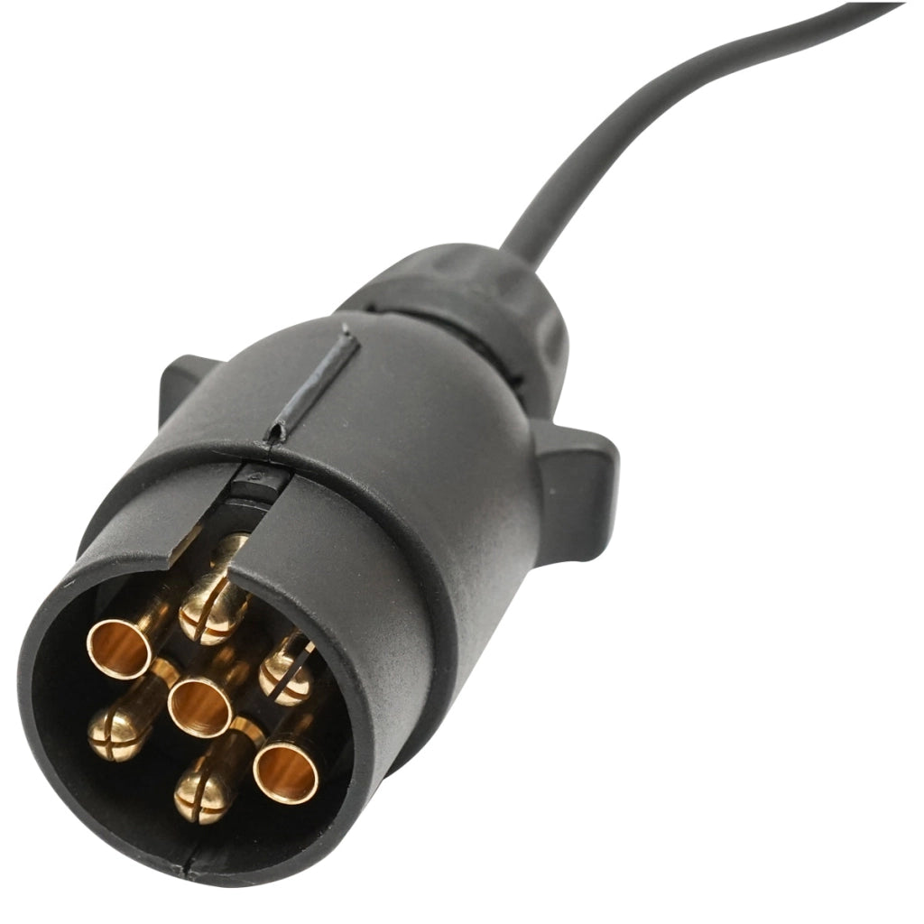 Barra di traino con lampade a LED, cavo da 6 m, spina a 7 poli 1500x140x20 mm Breckner Germany