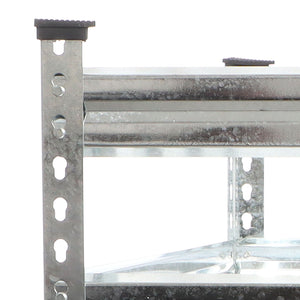 Compostiera da giardino in metallo 90 x 90 x 90 cm per 720 litri di compost da rifiuti organici