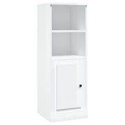 Credenza | Madia | Buffet da pranzo | Armadio da pranzo Bianco Lucido 36x35,5x103,5 cm in Legno Multistrato