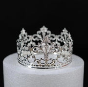Decorazione per Torte - Corona - Alta Qualità Metallo - 6 cm di Altezza - Decorazione per Torte