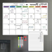 Calendario da frigorifero magnetico - Bianco - 1 pezzo