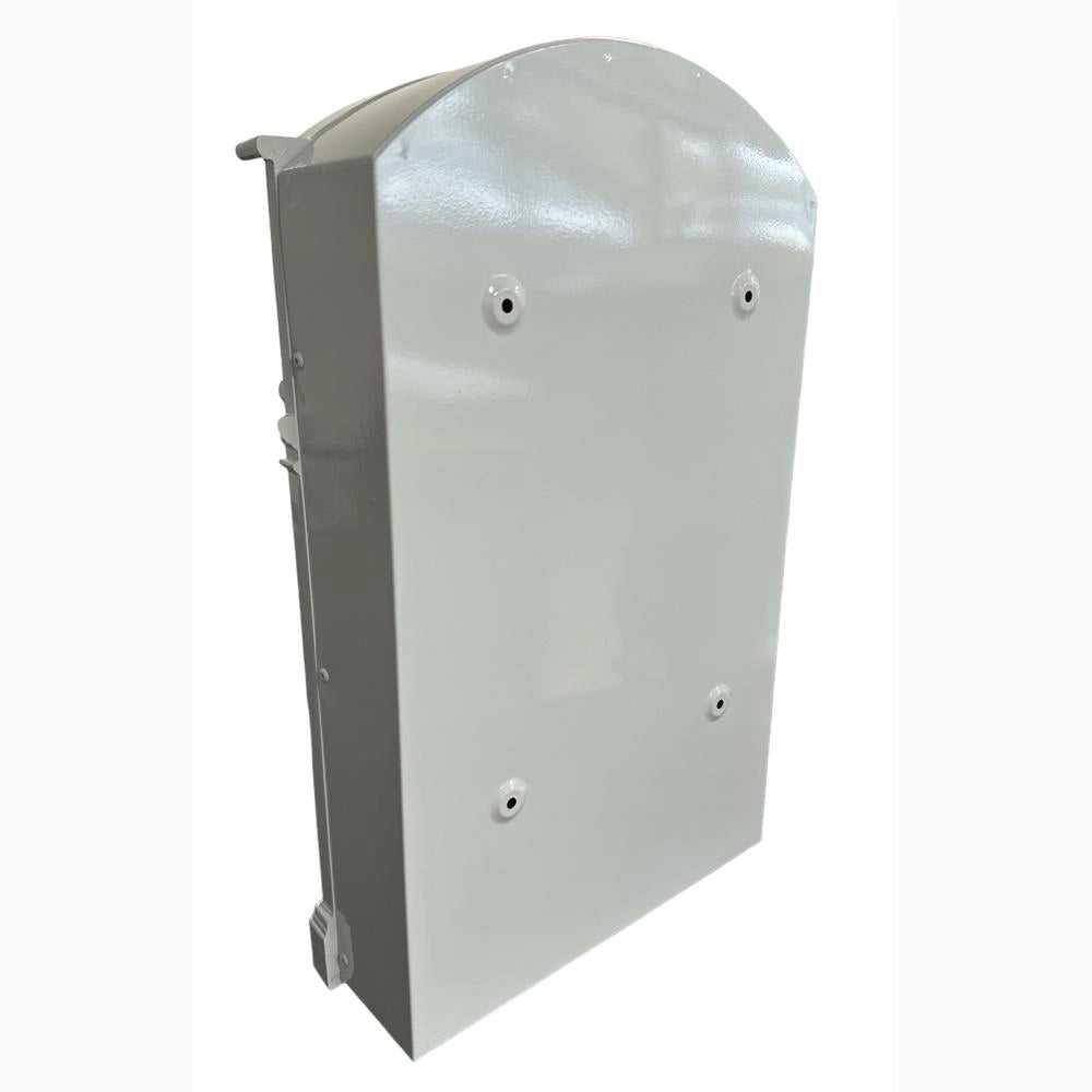 Cassetta Postale Portariviste in alluminio 255x88x405H cm Classico Colore Bianco