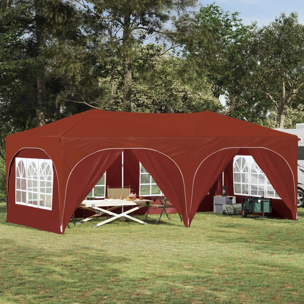 Tenda per feste a pop-up-Gazebo Terracotta 575 x 288 x 245 cm 986665