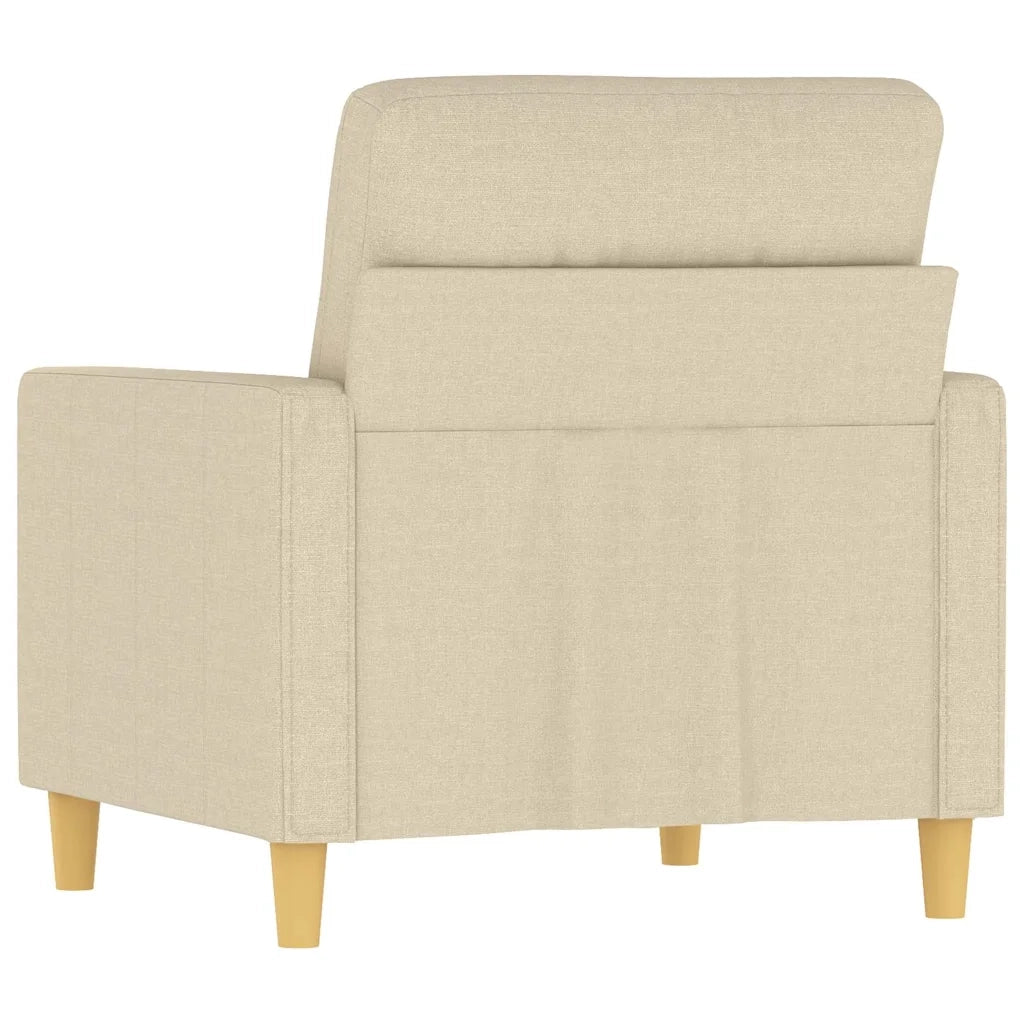 Poltrona | Sedia Relax Crema 60 cm in Tessuto