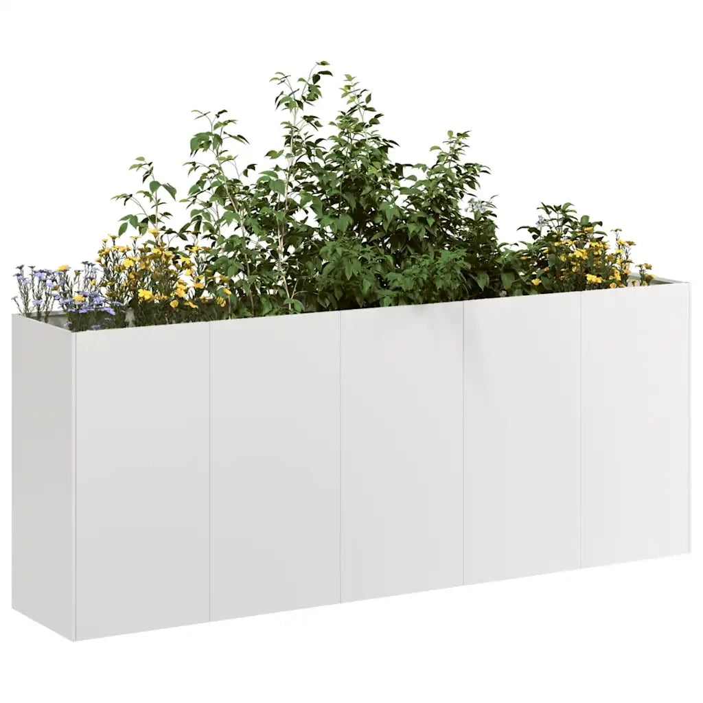 Fioriera 200x40x80 cm in Acciaio Inox 860728