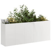 Fioriera 200x40x80 cm in Acciaio Inox 860728