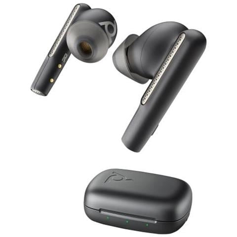 Poly auricolari nerofumo voyager free 60 uc m + adattatore bt700 usb-c + custodia di ricarica di base - 7Y8L8AA