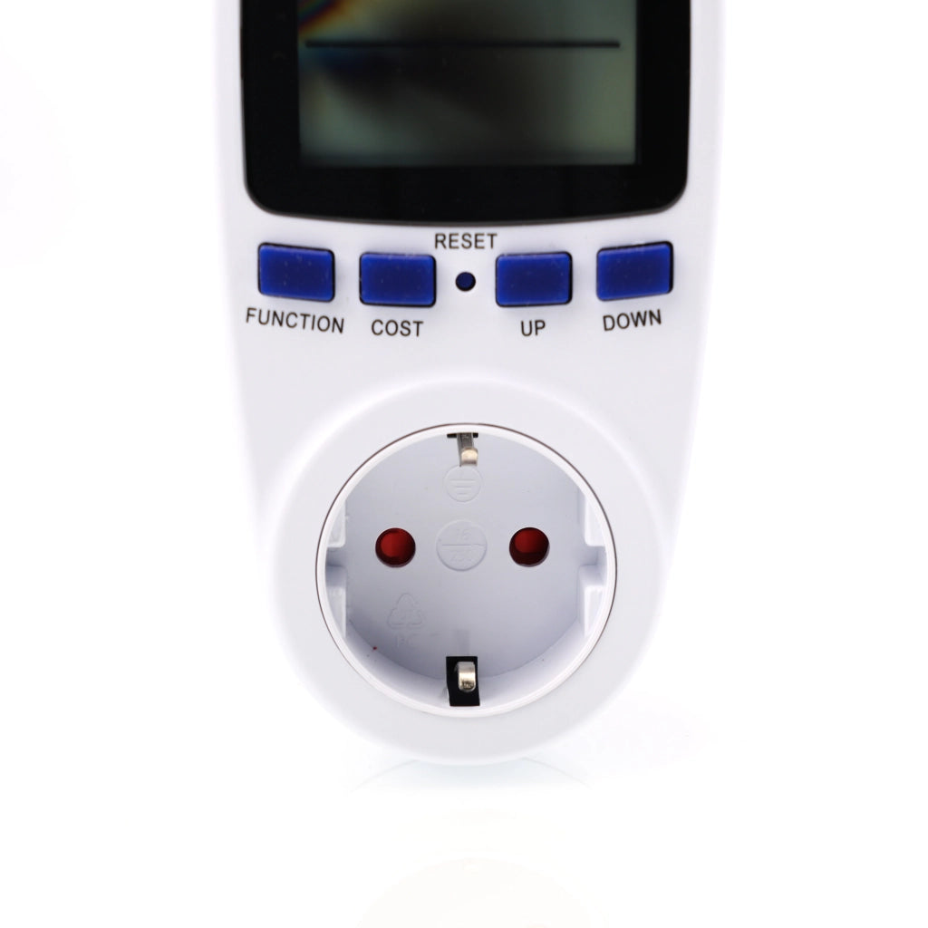 Misuratore di Consumo Elettrico – Display Grande 60x50mm | Precisione 1%, Max 3680W