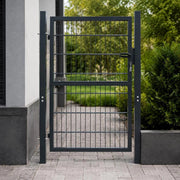 2D Fence Gate (single Gate) Anthracite Grey 106x170 Cm