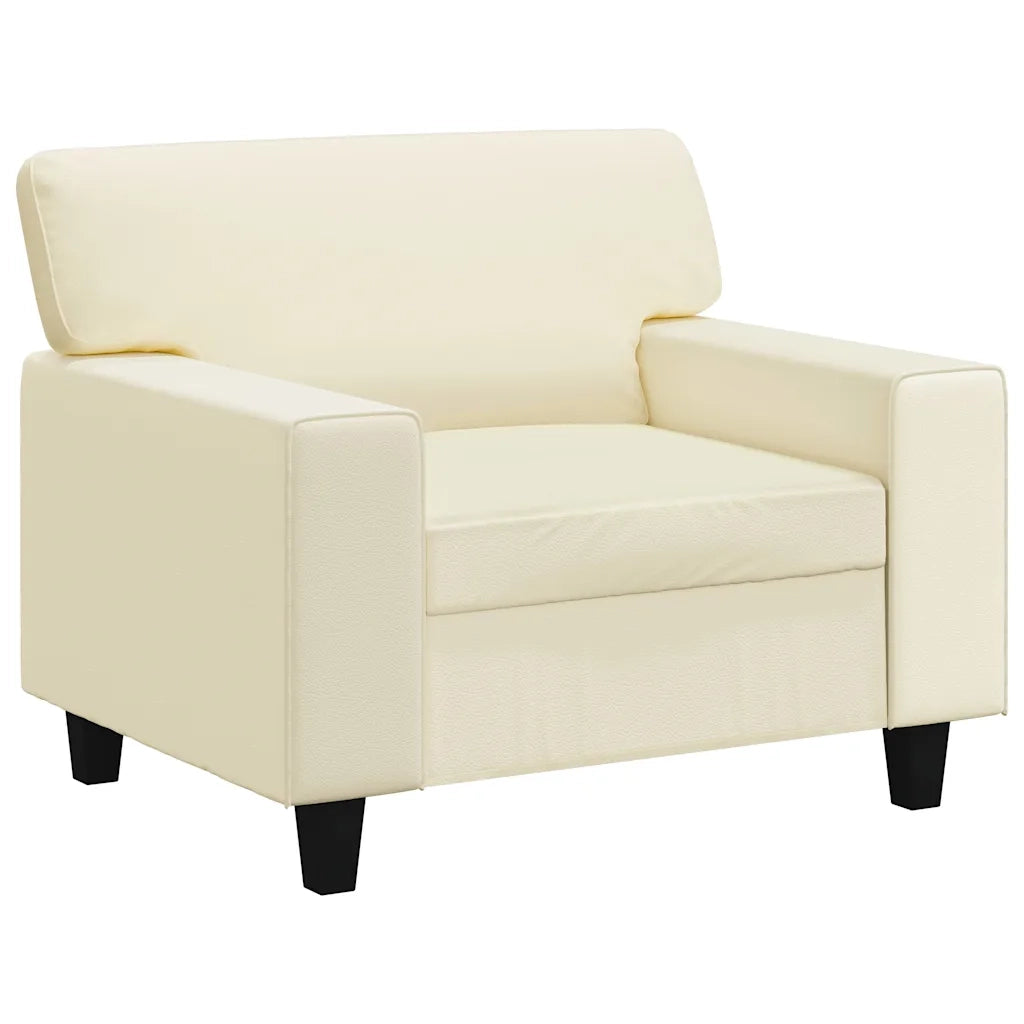 Poltrona Crema 60 cm in Similpellecod mxl 90970