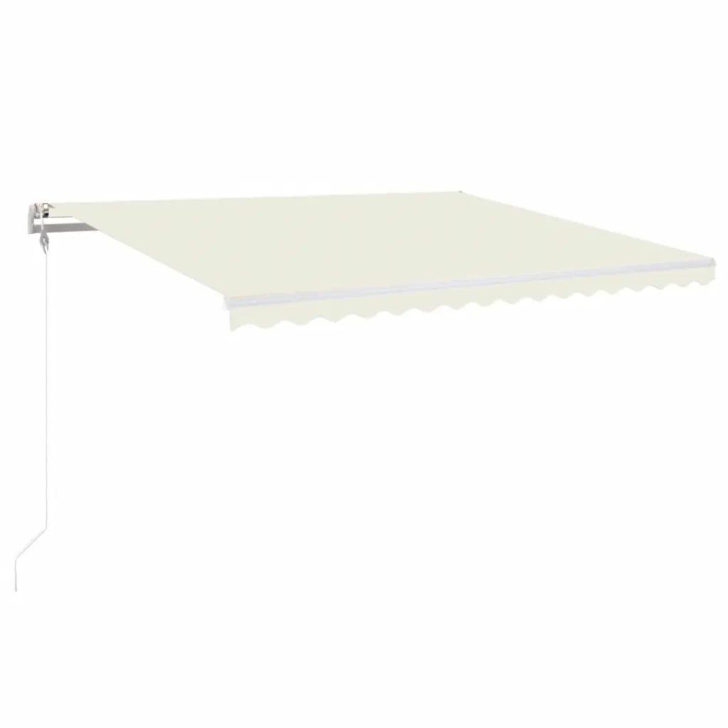 Tenda da Sole Retrattile Automatica 400x350 cm Crema 3068987