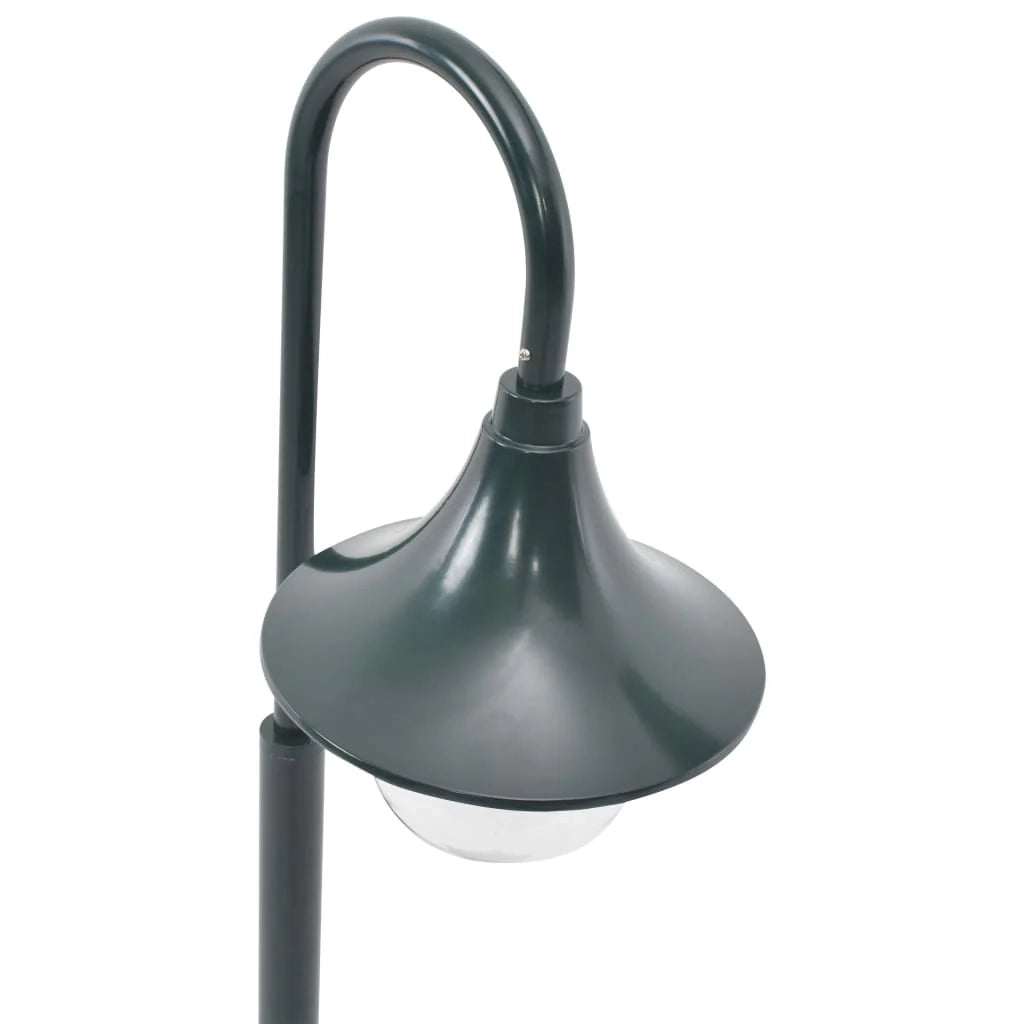 Lampada da terra da giardino E27 120 cm alluminio verde scuro 02_0042537