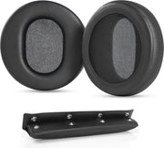 Orecchini compatibili con cuffie - Pelle di pelle morbida - Alta densità spugna - Compatibilità con Beyerdynamic - Ascolto confortevole - Orecchini di ricambio