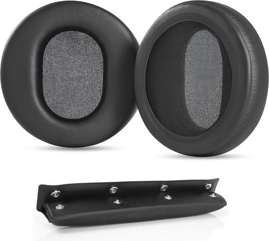Orecchini compatibili con cuffie - Pelle di pelle morbida - Alta densità spugna - Compatibilità con Beyerdynamic - Ascolto confortevole - Orecchini di ricambio