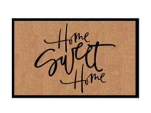 ZERBINO COCCO HOME SWEET HOME SPESSORE MM.15  cm.40x70    XTRA