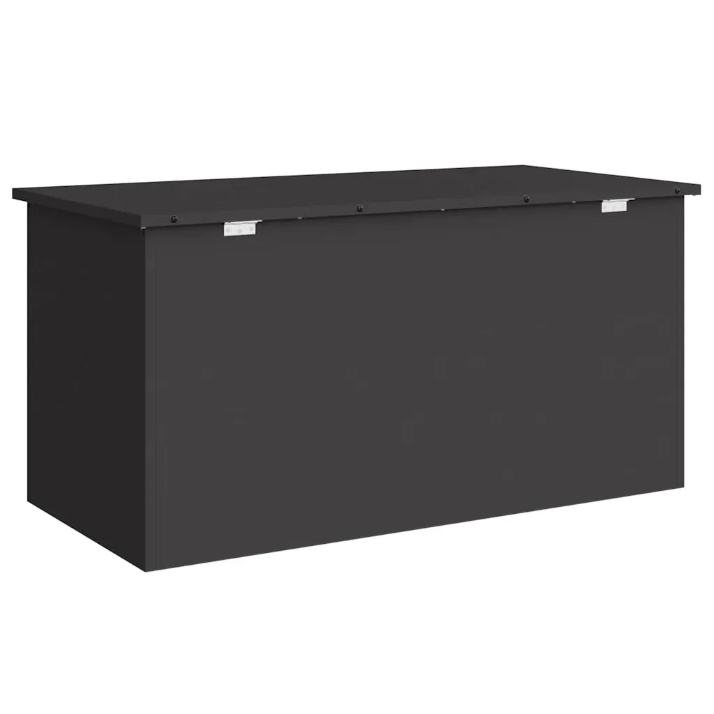 vidaXL Scatola di Stoccaggio Esterno Nero 100 x 50.5 x 50 cm