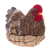Set 3 Galline Decorative H 9,5 cm