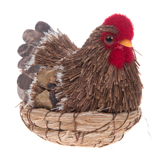 Set 3 Galline Decorative H 9,5 cm