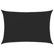 Vela Parasole | Telo Ombra | Vela da ombra 160 g/m2 Nera 2,5x3,5 m in HDPE
