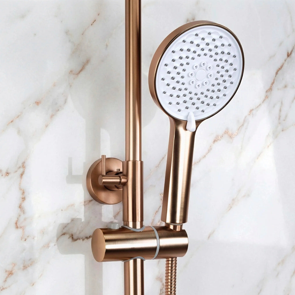 Set Doccia Rea Ontario Brush Copper