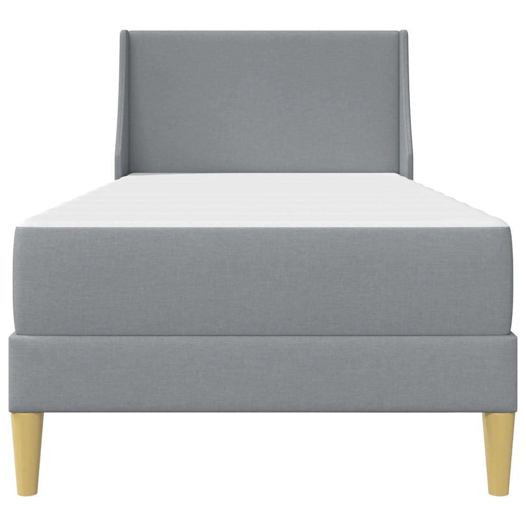 Struttura letto con materasso Grigio chiaro 80x 200 cm 3414704