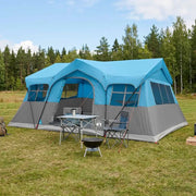 Tenda Familiare Blu 487 x 340 x 216 cm Poliestere e Acciaio 42028674