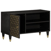 Mobile Porta TV 80x31,5x46 cm in Legno Massello di Mango 358335