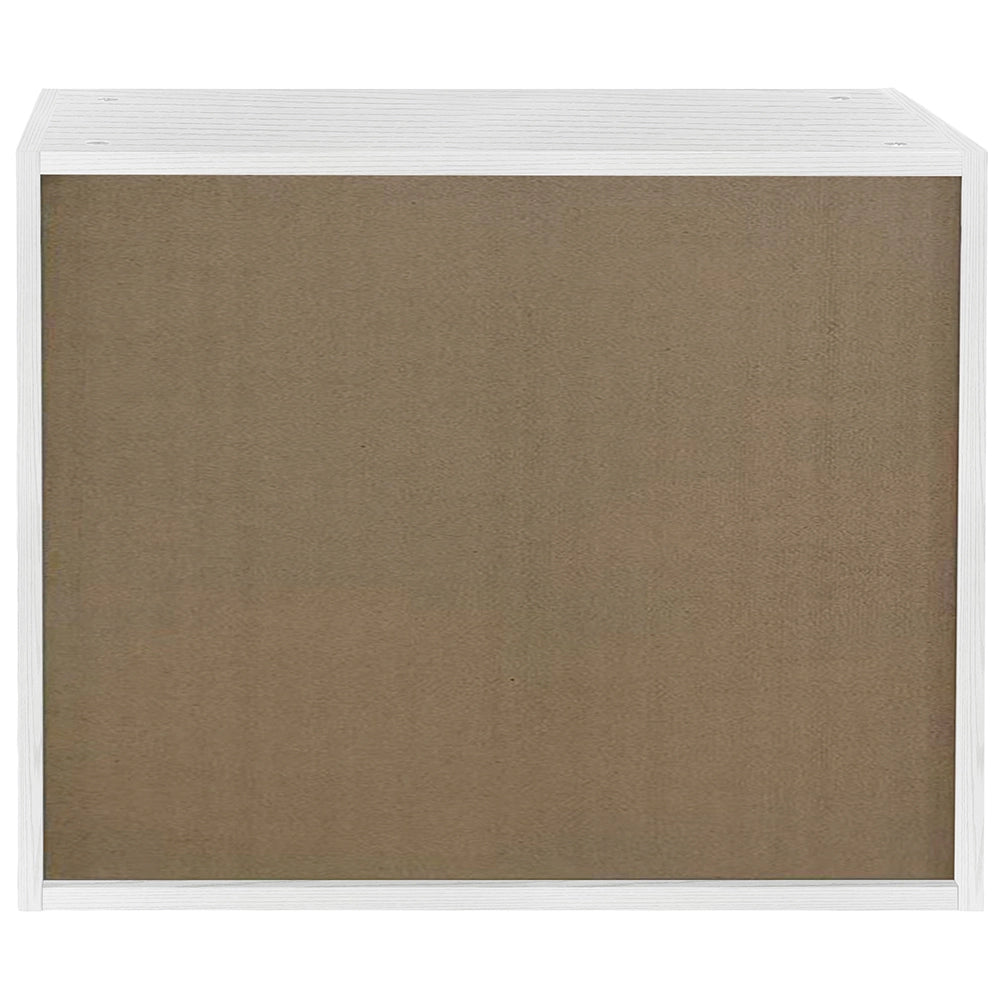 Pensile Cucina Ribaltabile Muro Armadio Sospeso Legno Boiserie Bianco Frassinato