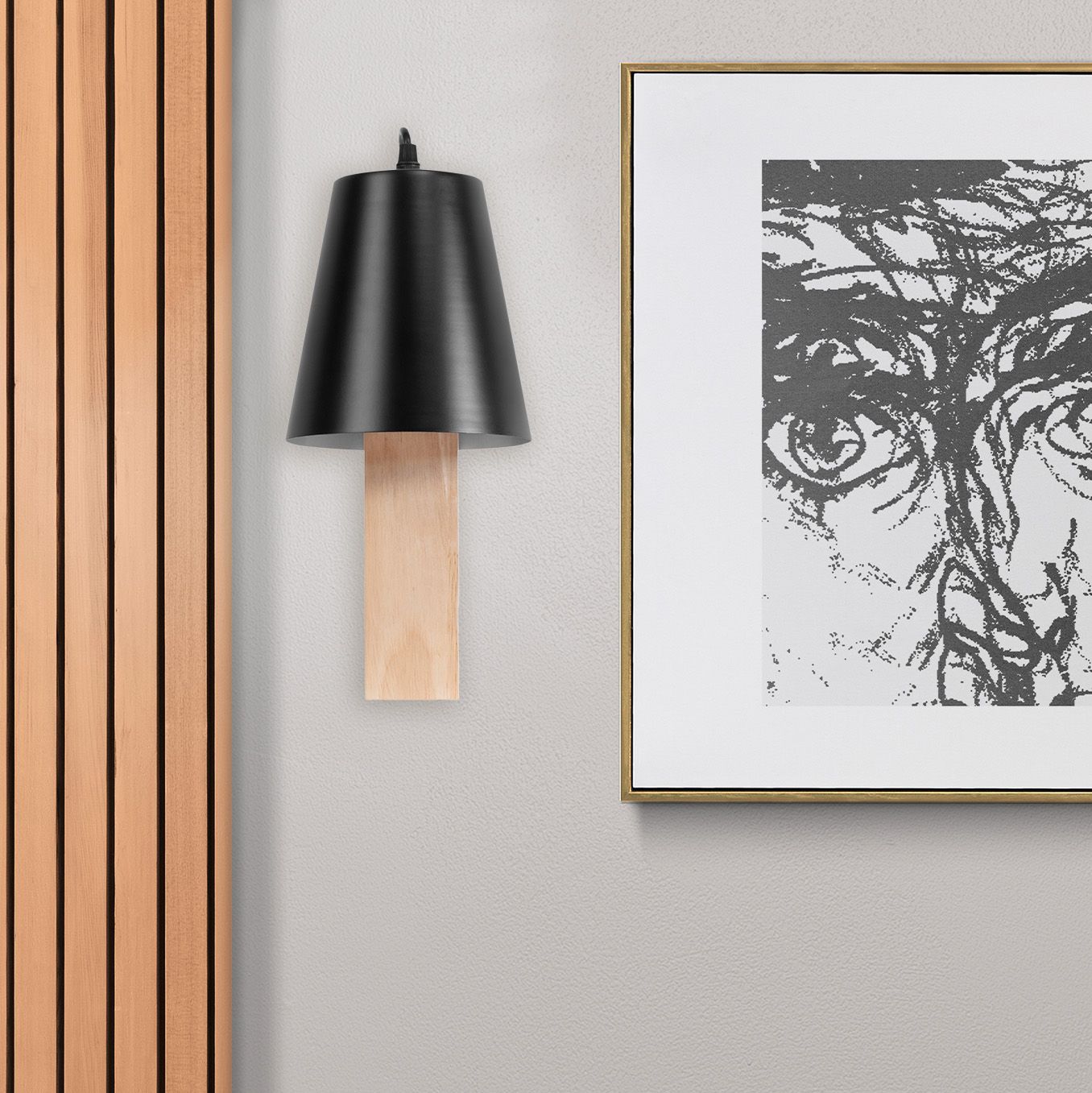 Lampada Da Parete Loft APP1279-1W Black