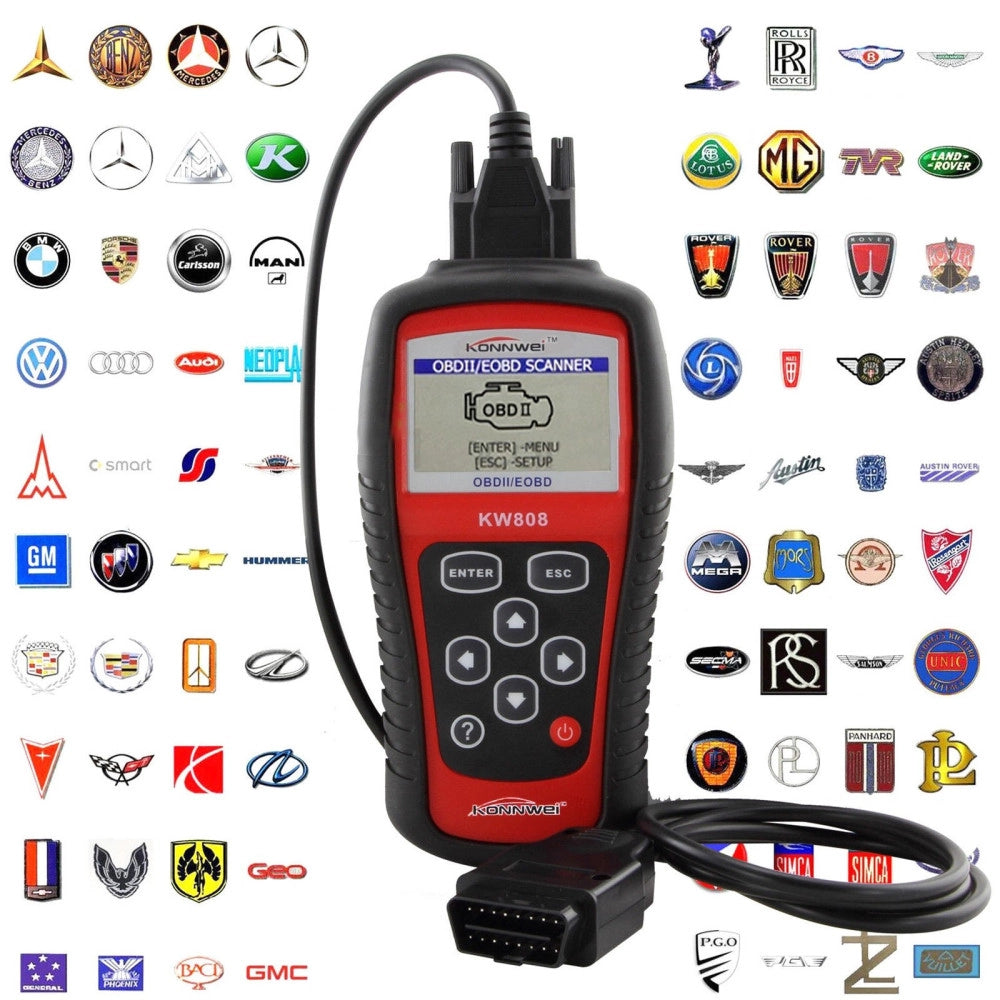 Trade Shop - Scanner Eobd Odbii Obd2 Lettore Codici Di Guasto Auto Veicoli Scansione Diagnosi -