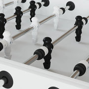 Giocatori di Tavolo da Calcio 24 pcs Nero e Bianco HIPS 858895