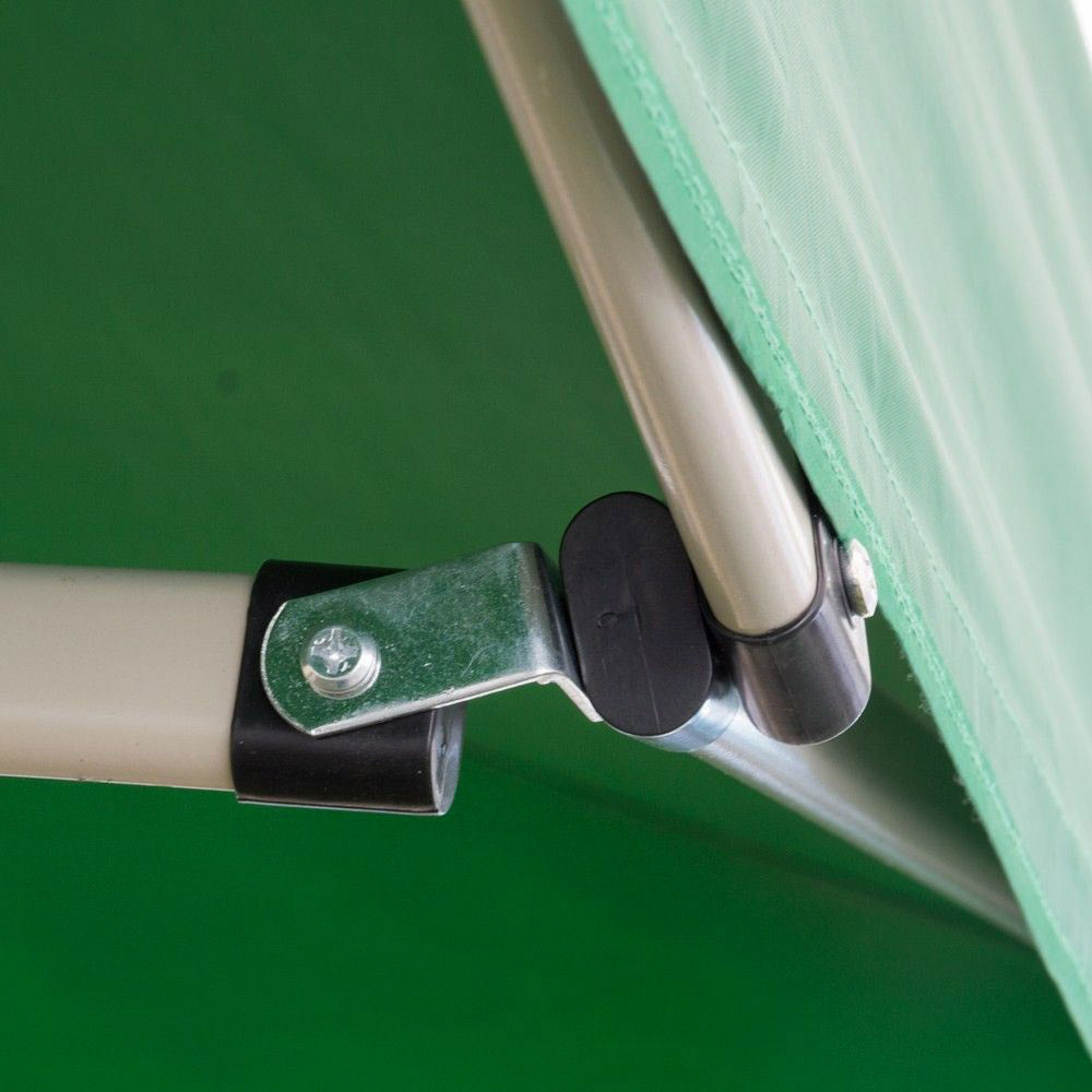 Gazebo Richiudibile Pieghevole 3x3m in Acciaio e PVC Impermeabile Verde