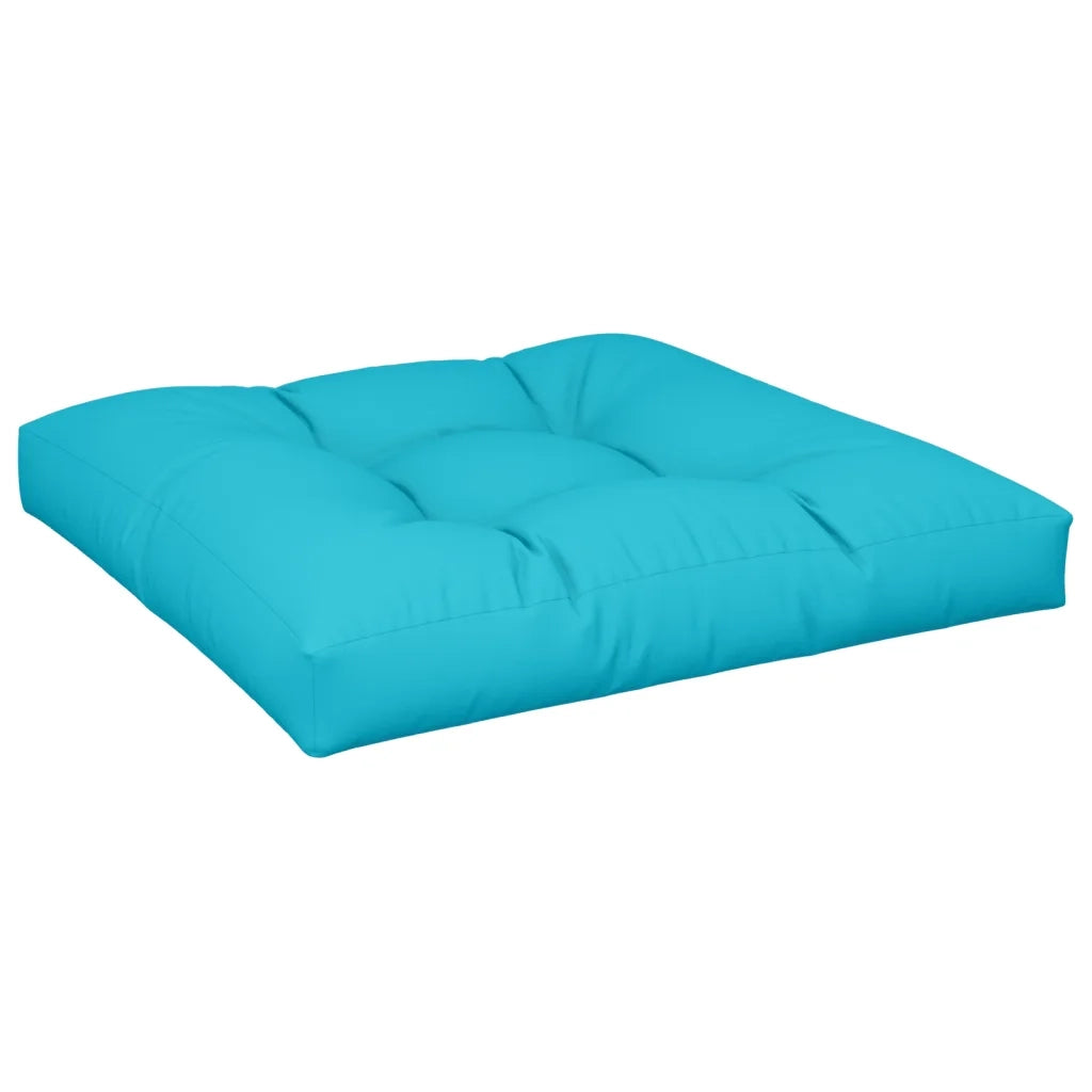 Cuscino per Pallet Turchese 80x80x12 cm in Tessuto 360512