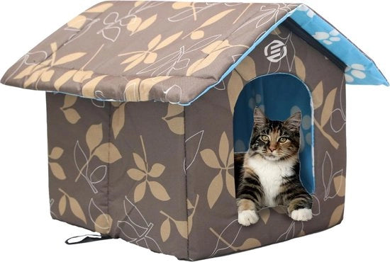 Casa per Gatti all'Aperto - Casa per Gatti Bicchiere - Recinto per Gatti - Abitazione per Gatti - Villa per Gatti - Recinto per Gatti all'Aperto