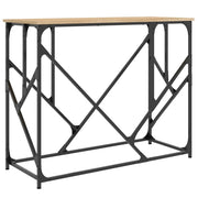 Tavolo Consolle | Tavolo d'Ingresso Rovere Sonoma 100x40x80 cm in Legno Multistrato