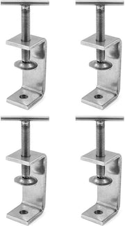 Pacco da 4 C-copri viti - Lavorazione del legno - Qualità pesante - Acciaio inossidabile - Utile per l'installazione di tubi - 4 pezzi