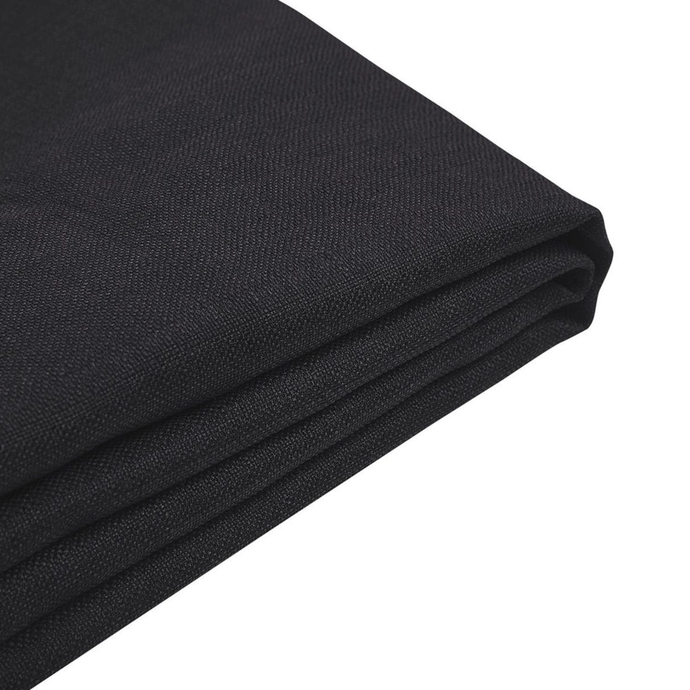 Copri Letto Tessuto Nero per Letto 160 x 200 cm Sfoderabile Lavabile